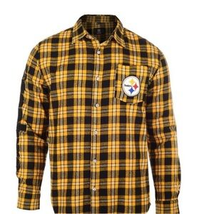 Pittsburgh Steelers Flannel Button Down